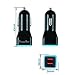 Car Charger, PowerBen 36W 2-Port USB Car Charger with Qualcomm Quick Charge 2.0 Technology & AiPower Adaptive Charging Technology; Includes a 3.3ft Quick Charge Micro USB Cable (Black)