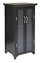 Winsome Wood Wine Cabinet with French Doors, Espresso