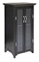 Winsome Wood Wine Cabinet with French Doors, Espresso