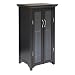 Winsome Wood Wine Cabinet with French Doors, Espresso