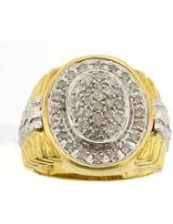 10KT Yellow Gold 0.53CT-Diamond Fashion Earrings
