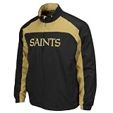 NFL New Orleans Saints Safety Blitz II Adult Long Sleeved Midweight Diam Dobby Full Zipp Jacket
