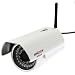 Outdoor Waterproof Wireless/wired IP Camera with Night Vision,36 Infrared LEDs with night vision up to 100ft,video installation tutorials,easy installation,