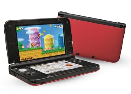 Nintendo 3DS - Consola, Formato XL, Color Negro Y Rojo