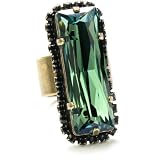 Liz Palacios Piedras Blue Green Swarovski Crys