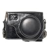 Delamax Retrotasche f�r Pentax Optio I-10 in schwarz - Retro-Style f�r Ihre Kamera - Oldstyle - Retrodesign