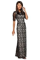 Sexy Backless Lace Floral Print Short Sleeves Cocktail Evening Dress/Party Dress/Wedding Dress/Jumpsuit/Maxi Dress 