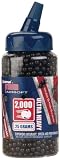 Crosman 6mm plastic airsoft BBs, 0.25g, 2000 rds, black