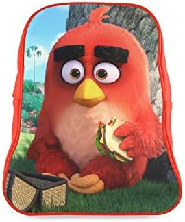 LJSWG Classic Angry Birds Movie Star Wars Use the Angry Force Children School High-grade PU Leather Backpack Bag Shoulder Bag