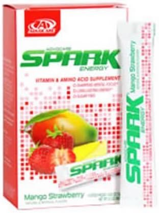 Advocare Spark Energy Drink 14 single serve pouches - Mango Strawberry by Olivio
