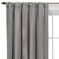 Fielcrest&reg; Velvet Stripe Window Panel - Gray