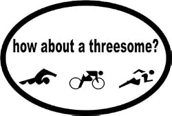 BaySix Triathlon Threesome Magnet