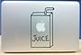 Apple Juice Box - Vinyl Macbook / Laptop Decal Sticker Graphic