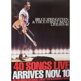 Bruce Springsteen Music Poster-Live Concert