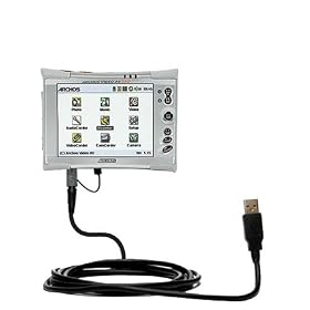 Classic Straight USB Cable for the Archos AV320 with Power Hot Sync and Charge... by Gomadic for the Archos AV320