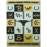 IMAGE OF Brand Wool Novelty Small Rectangular Kids Rug Size: 2'9