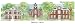 Randolf - Macon College - Collegiate Series - 11.5 x 24 Inch Print