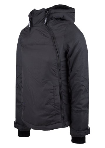Eight2Nine Winterjacke Damen seitlicher Verschluss, Farbe dunkelgrau, Gr��e: M