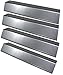 Grill Valueparts REV2311S (4-pack) BBQ Replacement Gas Grill Stainless Steel Heat Plate For Grill King, Aussie, Charmglow, Brinkmann, Uniflame, Lowes Model Grills (Dimensions: 15 3/8