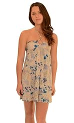 Knee Length Halter Beaded Keyhole Pleated Bandeau Neck Flared-Skirt Nylon/Rayon/Spandex  Dress