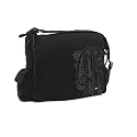 Animal Cotton Messenger Satchel Bag Catapult Black