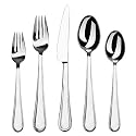 Gourmet Settings Oxford 20-Piece Flatware Set, Service for 4
