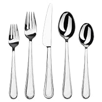 Gourmet Settings Oxford 20-Piece Flatware Set, Service for 4