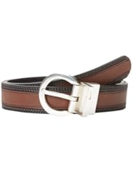 Nike Golf Womens Contrast Reversible Leather Belt, Black/Brown, X-Small