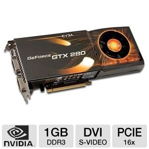 EVGA GeForce GTX 280 SuperClocked 1GB DDR3 Refurb On Sale