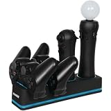 Dream Gear DGPS33811 PS3 Move Quad Dock Pro