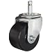 E.R. Wagner Stem Caster, Swivel, Friction Ring Stem, Polyolefin Wheel, Roller Bearing, 350 lbs Capacity, 3" Wheel Dia, 1-3/4" Wheel Width, 3-7/8" Mount Height, 7/16" Stem Dia, 1-3/8" Stem Height