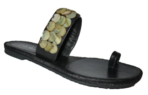 Cole Haan Sandals Cole Haan Dawn Women's Black Embellished Thong Sandal Shoe 6 US