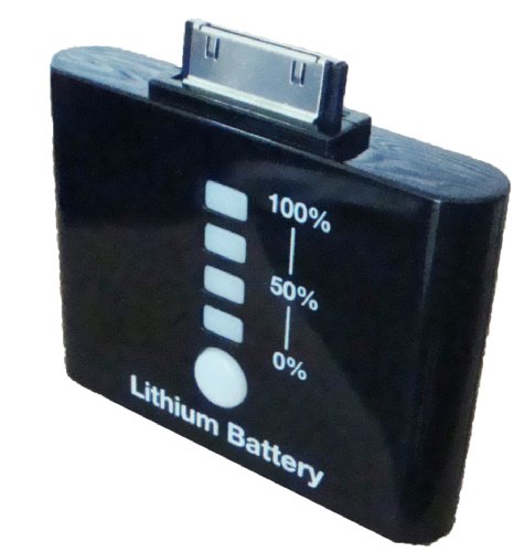 RM リチウムイオンポリマー モバイルバッテリー(携帯充電池) for iPhone & iPod ブラック RM-LB2132