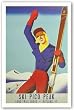 Ski Pico Peak, 1950 by Sascha Maurer 30.5"x22" Art Print Poster