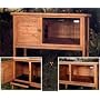 Precision Pet 2910-3LARGE Extreme Solid Wood Rabbit Shack - Large - 48 x 24 x 46 Inch