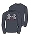 Under Armour Boys' UA Breakthrough Logo Long Sleeve T-Shirt Youth Small Stealth Gray