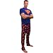 Search : Classic "Superman" Men's short-sleeve, long leg pajamas in Blue