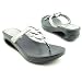 CALVIN KLEIN CK Yircle Silver Sandals Shoes Womens 6
