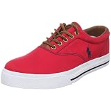 41DiVg28v%2BL. SL160  Polo Ralph Lauren Mens Vaughn Canvas Sneaker,Red,7 D US