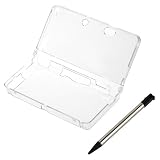 GTMax Crystal Hard Clear Case + Black Retractable Metalic Stylus for Ninten ....