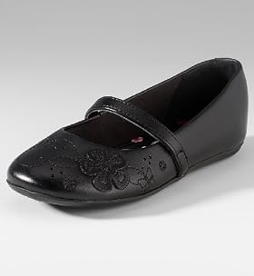 Younger Girls Flower School Shoes