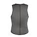 HEROSKY Men's Control Tank Top Sport Corsets Vest Shapewear Ultra Sweat Reversible (L(US Size 6-8), Grey-Black)