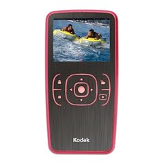 Kodak Zx1 HD Pocket-Camcorder (SDHC Karte, 5,1 cm (2 Zoll) Display, USB 2.0) rot