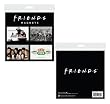 Friends TV Show Series 2x3 Inch Button Fridge Magnets (Set of 4 Large Magnetic Buttons)