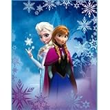 CTI 042427 Fleece Decke Disney Frozen Ice Castle, 110 x 140 cm