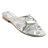 Calvin Klein Nina Silver slides by 