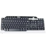 Genuine Dell Spanish/Latin Multimedia Keyboard Includes Palm Rest Part Number: DJ375