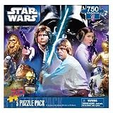 Star Wars 5 Puzzle Pack Super 3D