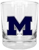 NCAA Michigan Wolverines Rocks Glass