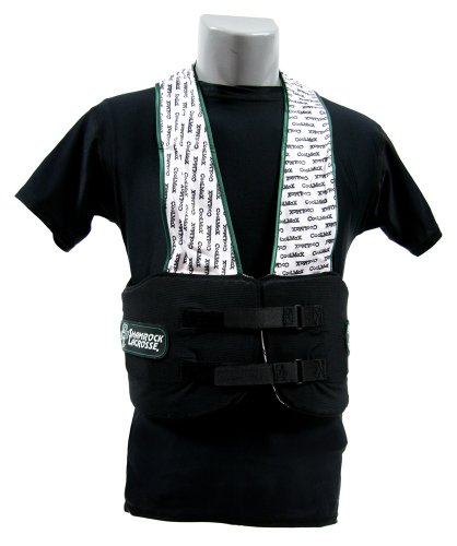 New Shamrock ProFlexx Vested Lacrosse Rib Pads Large for Sale